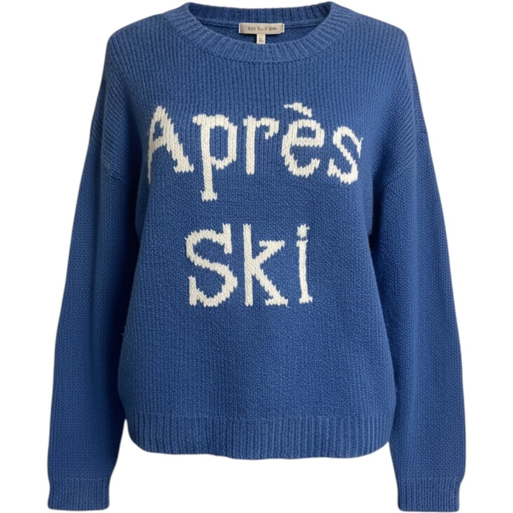 Mainstream Boutique Apres Ski Crewneck Sweater Women's Small